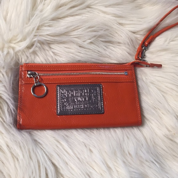 Coach orange wristlet - Picture 3 of 5